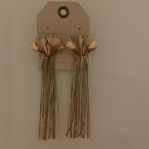 NWT Anthropologie gold earrings